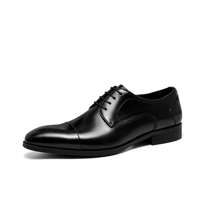 ASTON M.JAZZ Dress Shoes Men Low Top Black, Brown, Coffee, Gray-1