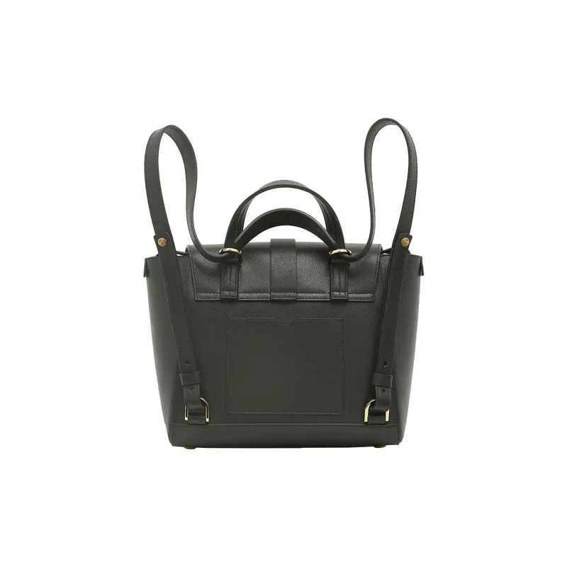 SENREVE Cow Leather Backpack Medium Size Women's Forest Green-1