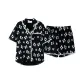 Black Floral D33186