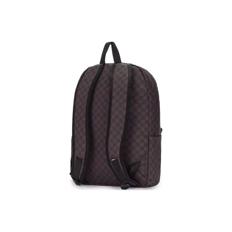 Vans Old Skool Recycled Polyester Backpack Regular Unisex Black With Charcoal Accents-3