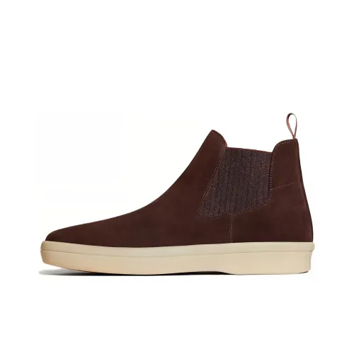 Loro Piana Ultimate Walk Chelsea Boots Men Brown