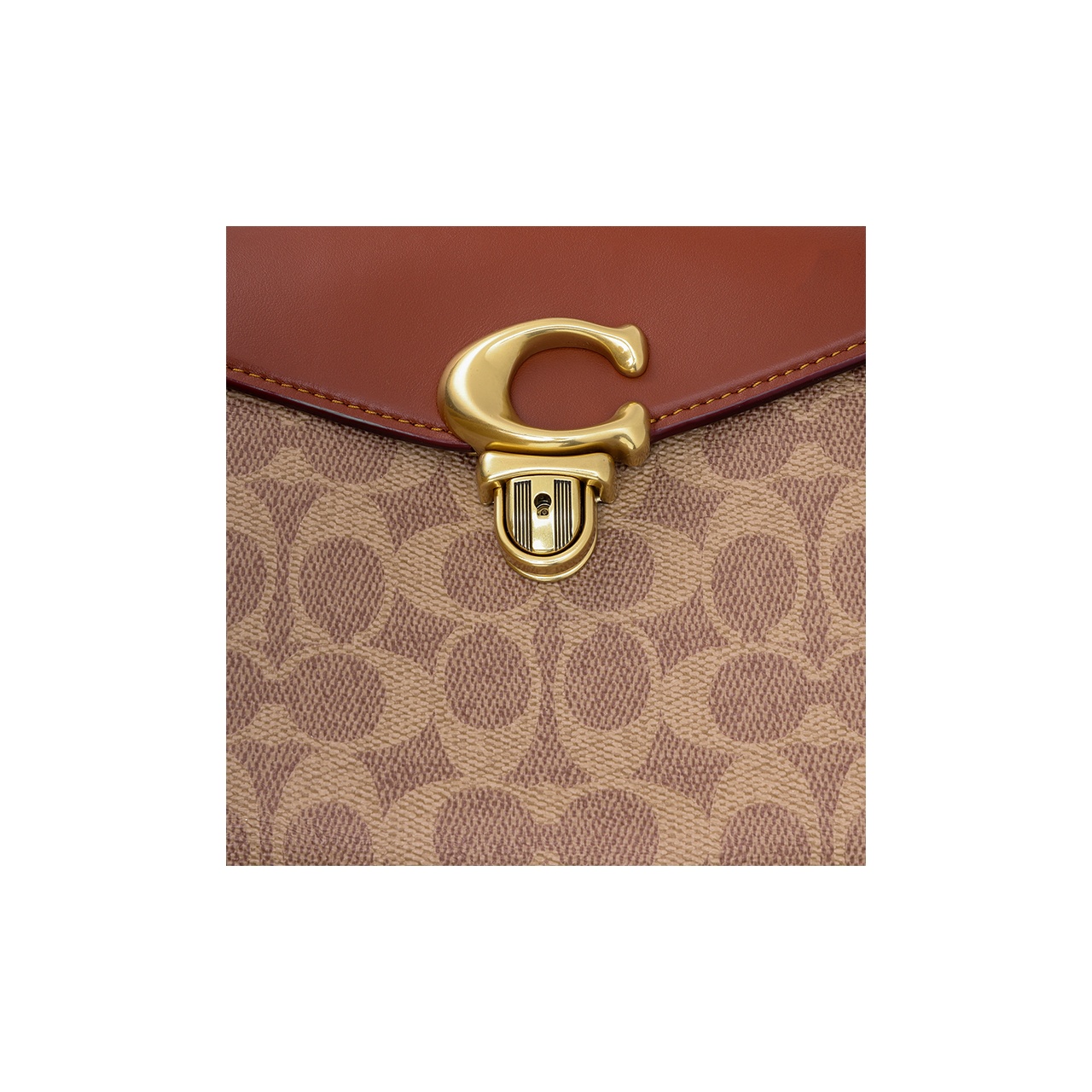 COACH Cow Leather Handbag Shoulder Bag Crossbody Bag Small