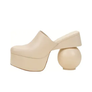 CULT GAIA Wrap-toe Slippers Women's White