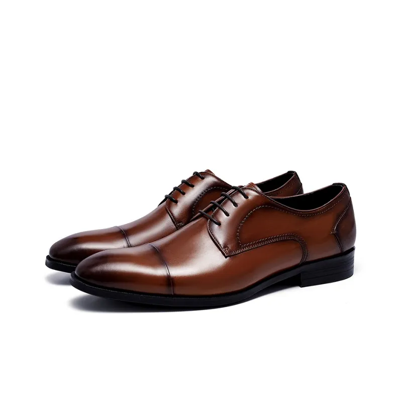 ASTON M.JAZZ Dress Shoes Men Low Top Black, Brown, Coffee, Gray-14