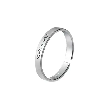 BLESSED BULLET Silver Rings Unisex