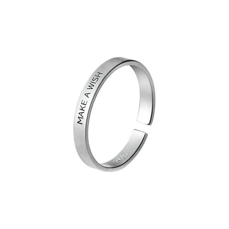 BLESSED BULLET Silver Rings Unisex-0
