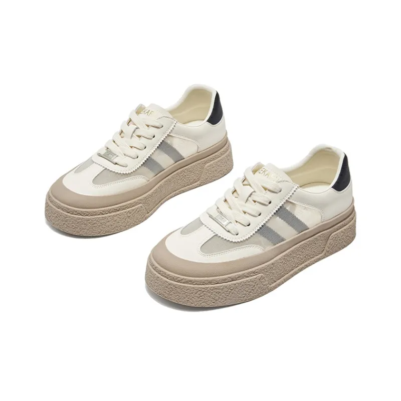 KEKAFU Anti-Slip And Wear-Resistant Breathable Low-Top Skateboard Shoes Women's-1