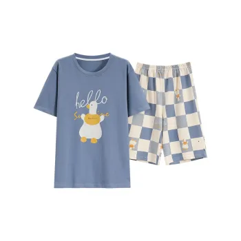 Mulong Family Pajama Set Men's Blue