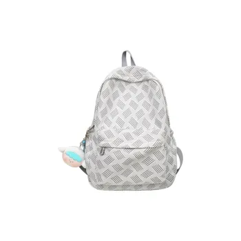 GKY Nylon Backpack Regular Unisex Gray/Blue/Green/Light Pink