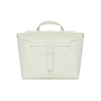SENREVE Cow Leather Crossbody Bag Shoulder Bag Large Size Women's Cream