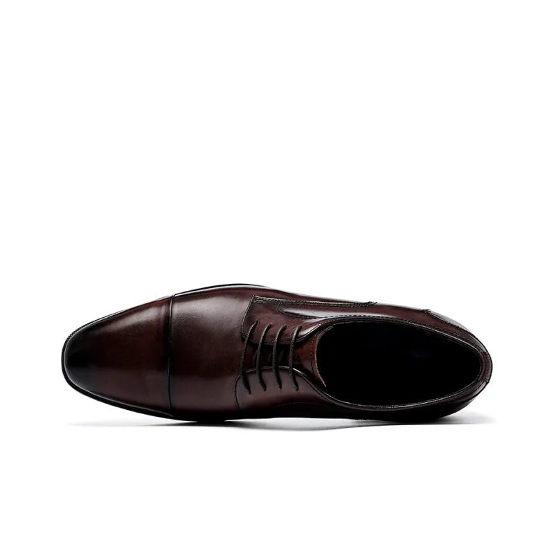 ASTON M.JAZZ Dress Shoes Men Low Top Black, Brown, Coffee, Gray-21