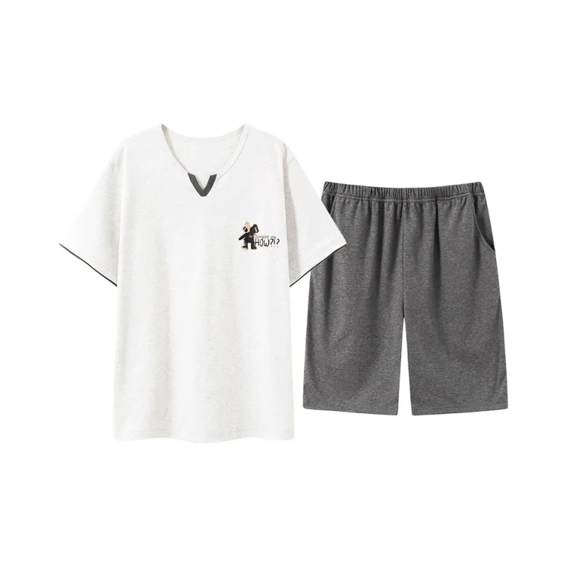 CHUDUAN Men Pajama Sets-25