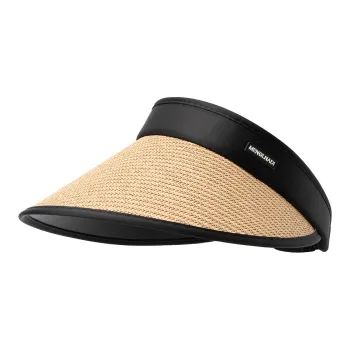BAIJUAN Straw Woven Polyester Sun Protection Hats Women's