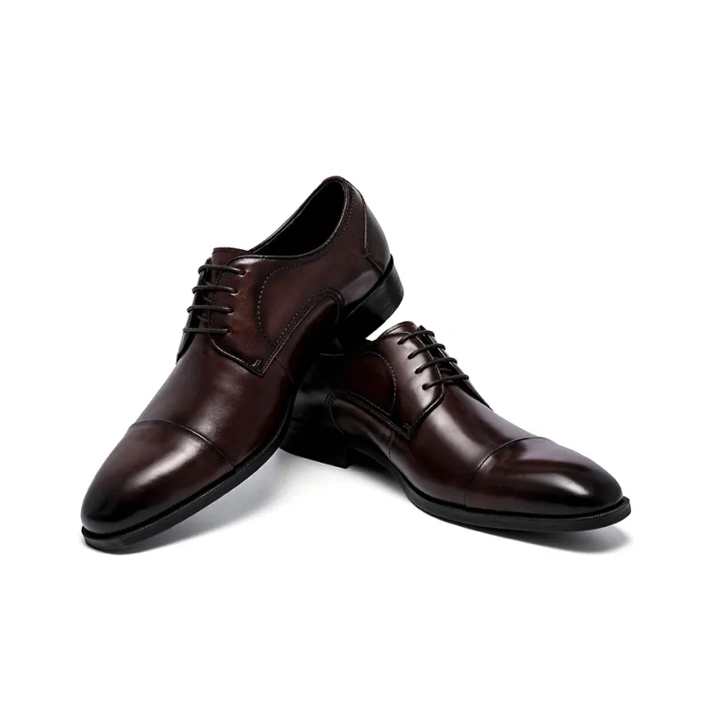 ASTON M.JAZZ Dress Shoes Men Low Top Black, Brown, Coffee, Gray-23