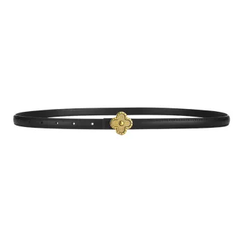 CARTELO Cow Split Leather Belts Women's Width 1.5cm