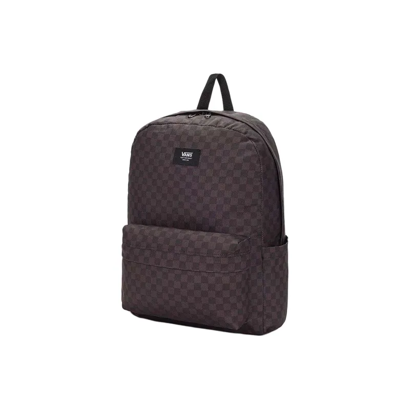 Vans Old Skool Recycled Polyester Backpack Regular Unisex Black With Charcoal Accents-2