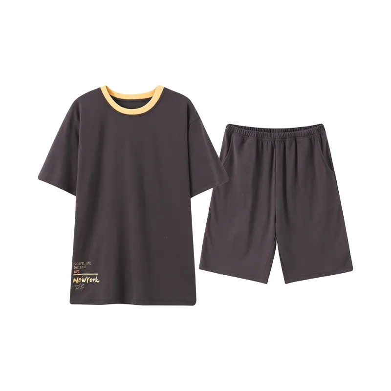 CHUDUAN Men Pajama Sets-17