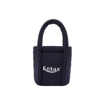 Art Traces Fabric Portable Crossbody Bucket Bag For Girlfriend Shoulder Bag Small Size Unisex Navy Blue/Matte Almond