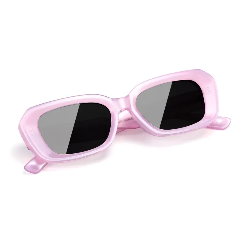 PULAIS Plate Frame Irregular Shape Sunglasses Unisex-4