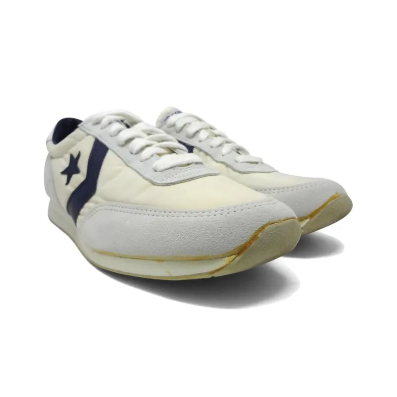 Converse Road Star 80s Slip Resistant Cushioning Low Top Running Shoes Unisex White-3