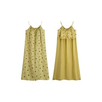 MIOJUER Nightgown With Pad Women's