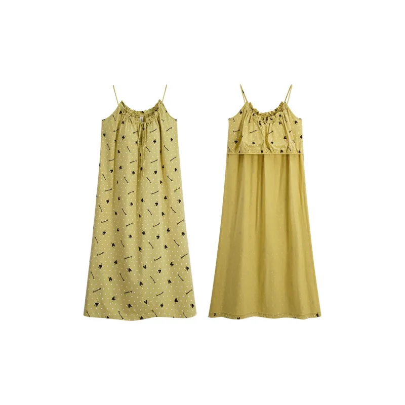 MIOJUER Nightgown With Pad Women's-0