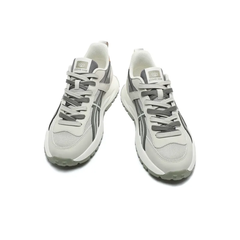 CEDAR HAN Cushioning Abrasion Resistant Breathable Coverage Height Increasing Rebound Low Top Casual Shoes Unisex-11