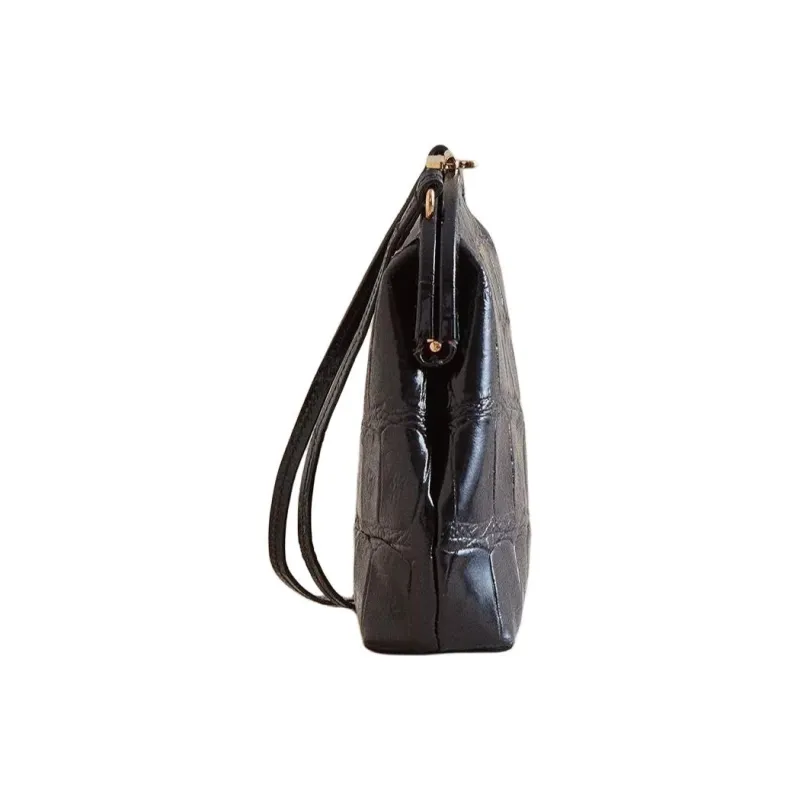 MARK CROSS Calfskin Shoulder Bag Crossbody Bag Women's Black-2