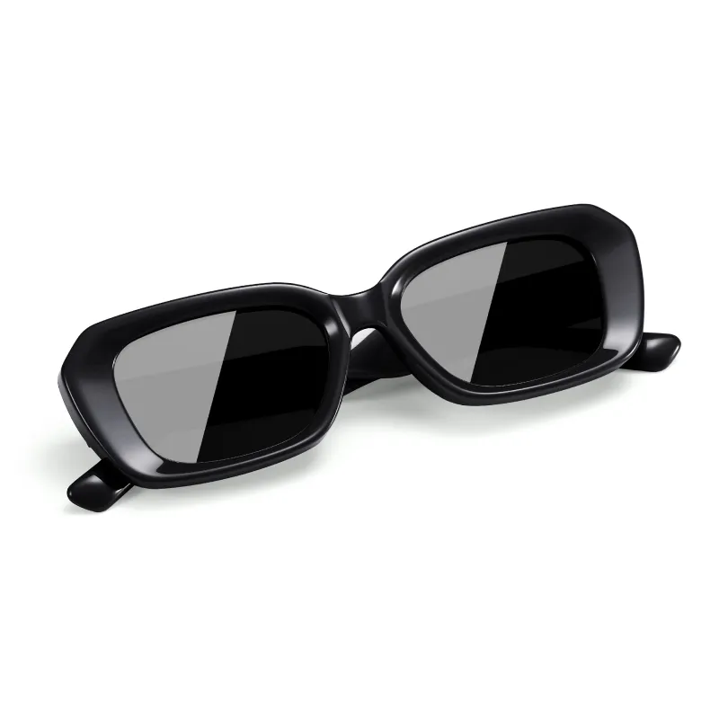 PULAIS Plate Frame Irregular Shape Sunglasses Unisex-0