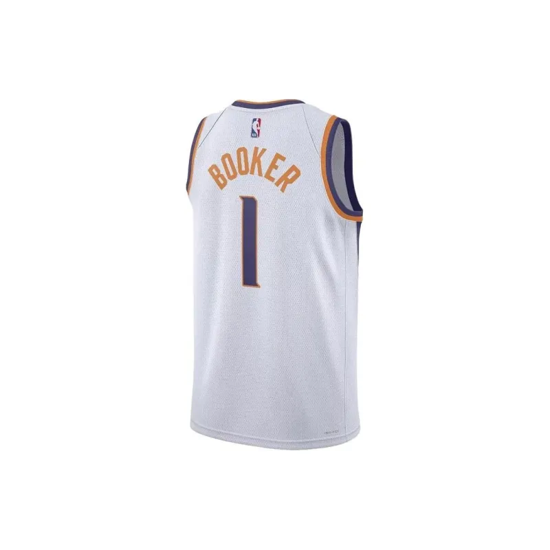 Nike Basketball Jerseys Unisex White Orange-1