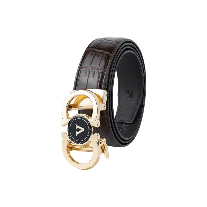 NINE NAIL Leather Belts Men-11