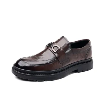 Help Men's Casual Shoes Men Low Top Black, Brown