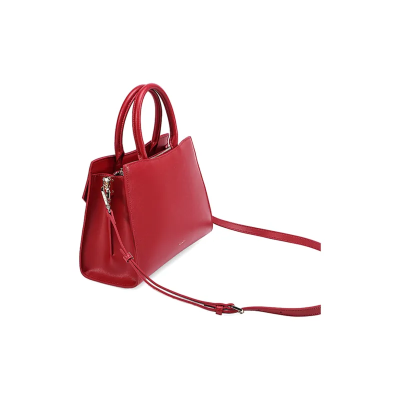 HONGU Cow Leather Shoulder Bag, Crossbody Bag, Handbag Trumpets Women's-2