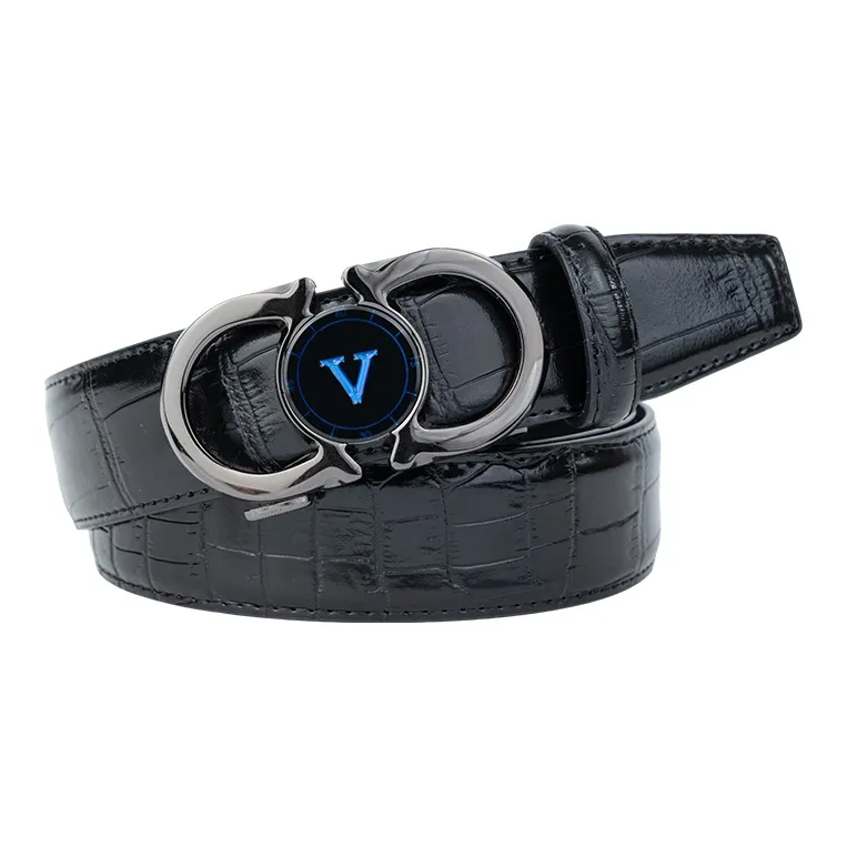 NINE NAIL Leather Belts Men-5