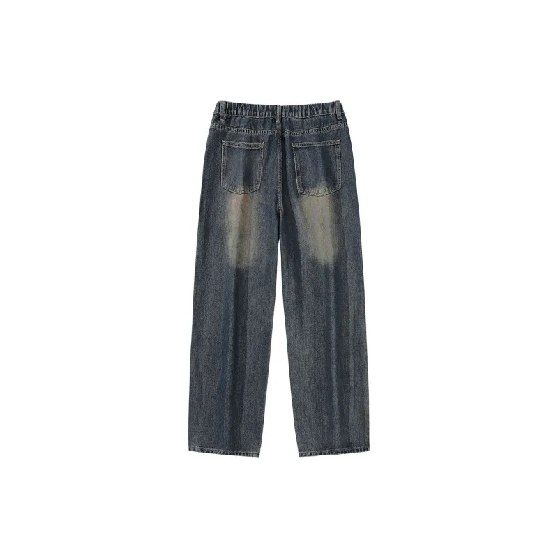 THREE-BODY Jeans Unisex Teal-1