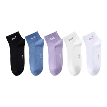 MIIOW Ankle Socks Women's 5 Pack