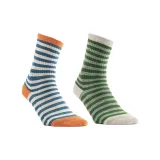 Blue Stripes+Green Stripes (Two Pairs)