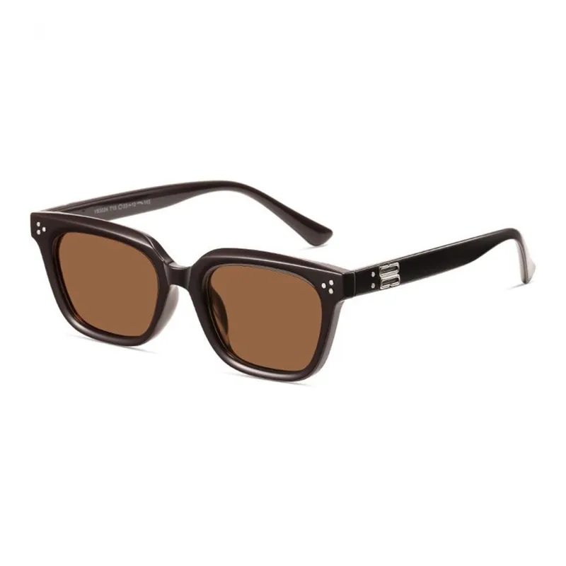 PRETTYALLUSION Square Sunglasses Unisex-2