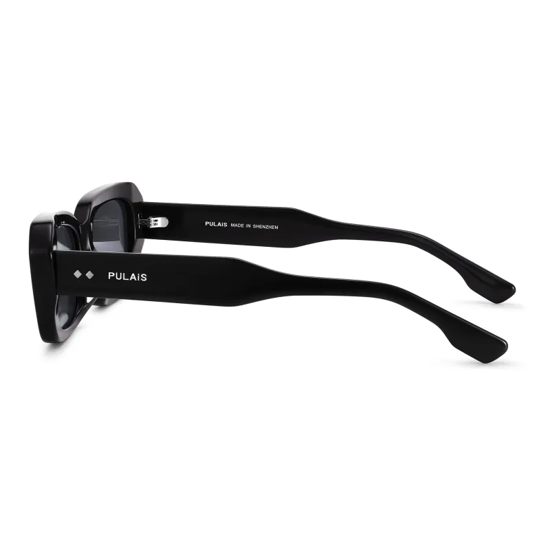 PULAIS Plate Frame Irregular Shape Sunglasses Unisex-3