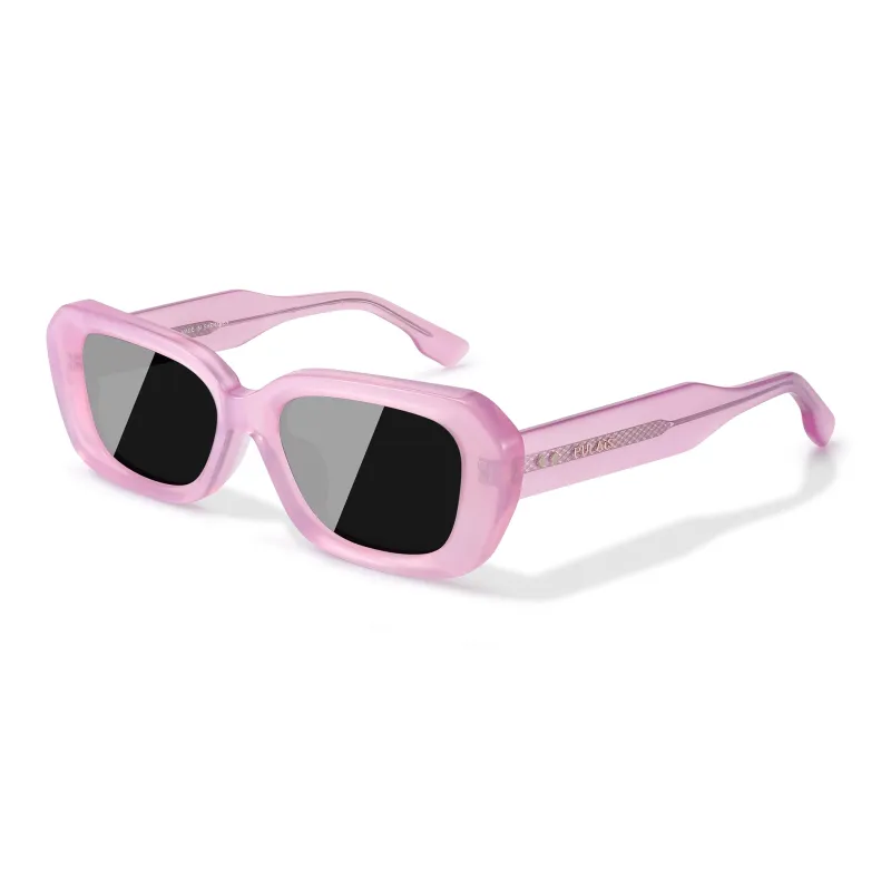 PULAIS Plate Frame Irregular Shape Sunglasses Unisex-5