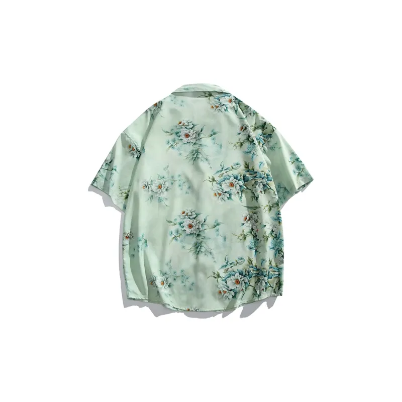 Izex Shirt Summer Unisex Meizhou Island Green-1