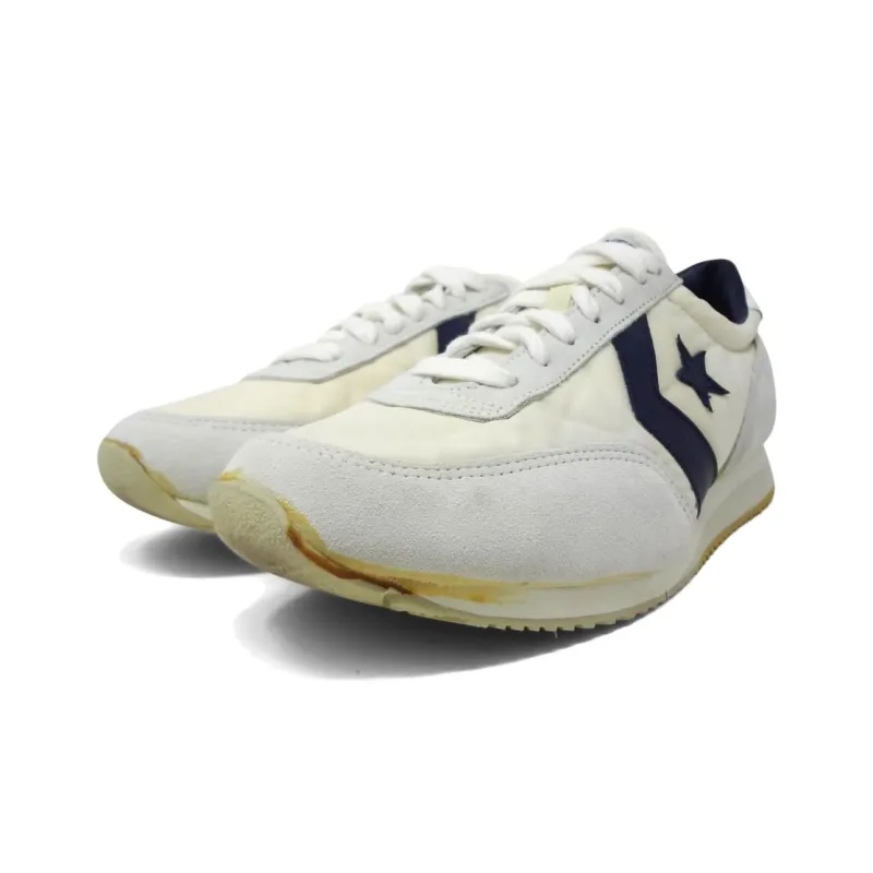 Converse Road Star 80s Slip Resistant Cushioning Low Top Running Shoes Unisex White-2