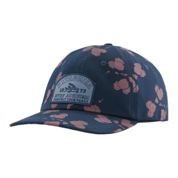 Patagonia Cotton Recycled Nylon Baseball Caps Men's Dark Blue