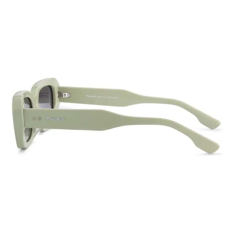 PULAIS Plate Frame Irregular Shape Sunglasses Unisex-11