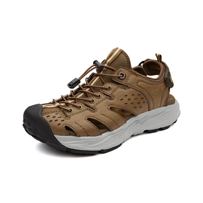 Jeep Grip, Abrasion Resistant, Lightweight, Breathable, Quick Dry, Slip Resistant River Trekking Shoes Men's Khaki-2