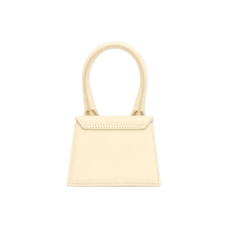 Jacquemus Le Chiquito Calfskin Shoulder Bag, Crossbody Bag, Handbag Mini Women's White-3