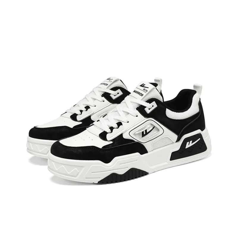 Warrior Puffy Shoes Low Top Skateboard Shoes Unisex-2