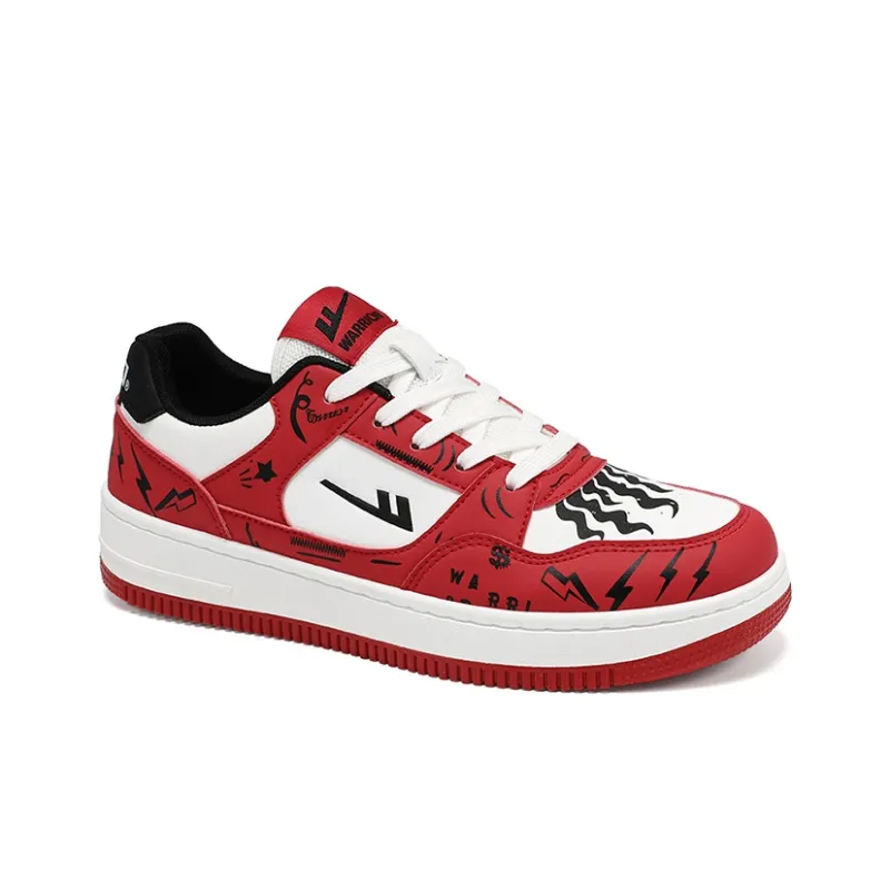 Warrior Air Force 1 Puffy Shoes Low-Top Skateboard Shoes Unisex-19