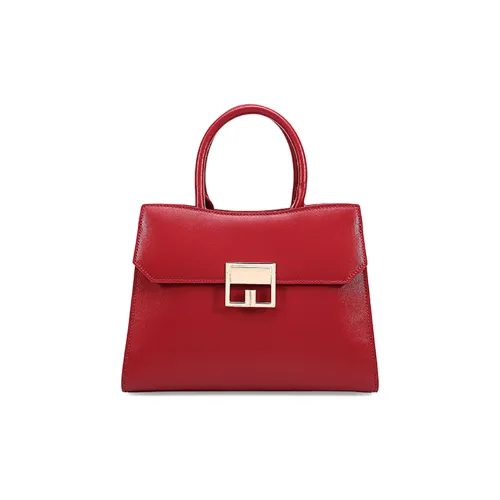 HONGU Cow Leather Shoulder Bag, Crossbody Bag, Handbag Small Size Women's