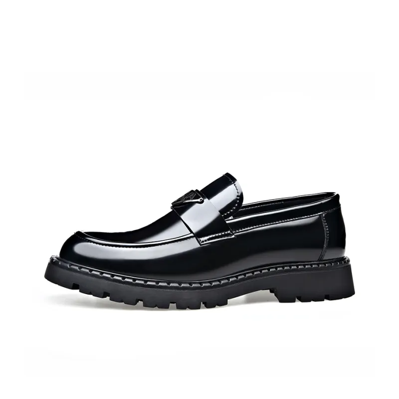 XIAOTOULANG Dress Shoes Men's Black-0